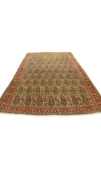 4 x 6 Vintage Persian Senneh Rug 53088