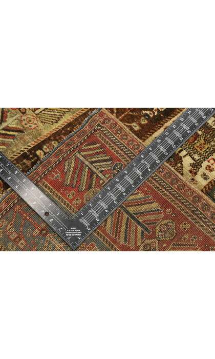 3 x 4 Vintage Turkish Oushak Rug 53089