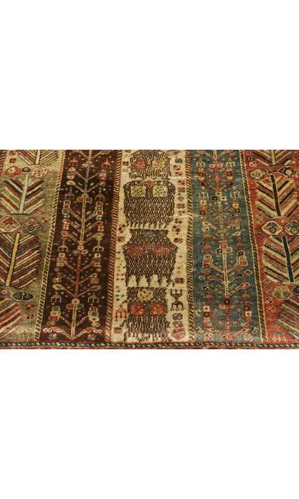 3 x 4 Vintage Turkish Oushak Rug 53089