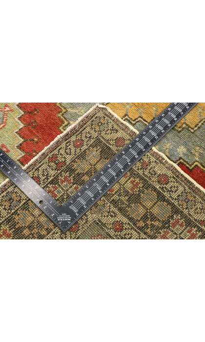 4 x 5 Vintage Turkish Oushak Rug 53092