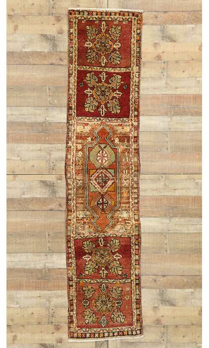 2 x 8 Vintage Turkish Oushak Runner 53095