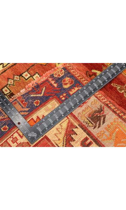 4 x 6 Vintage Turkish Oushak Rug 53096