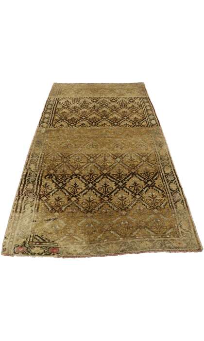 3 x 5 Vintage Turkish Oushak Rug 53097