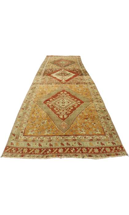 3 x 10 Vintage Turkish Oushak Runner 53099