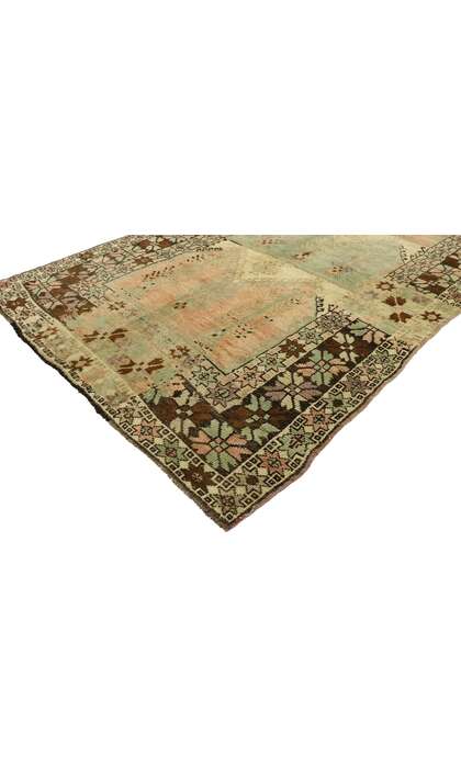 5 x 12 Vintage Turkish Oushak Runner 53100