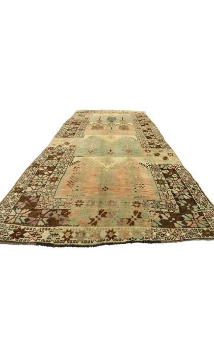 5 x 12 Vintage Turkish Oushak Runner 53100