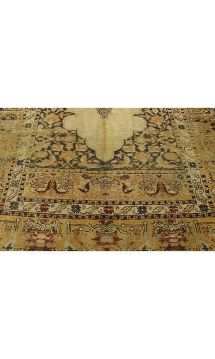 4 x 6 Vintage Turkish Oushak Rug 53104