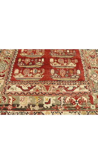 4 x 7 Vintage Turkish Oushak Rug 53110