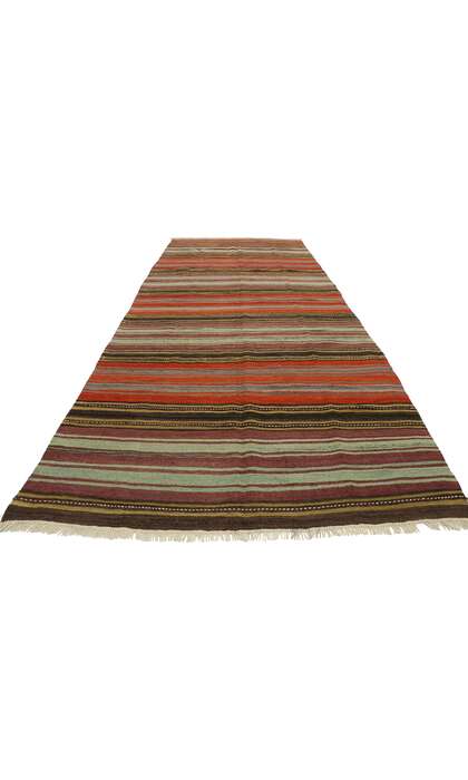 5 x 14 Vintage Turkish Kilim Rug 53114