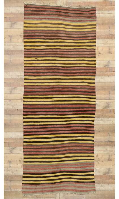 5 x 12 Vintage Turkish Oushak Runner 53116