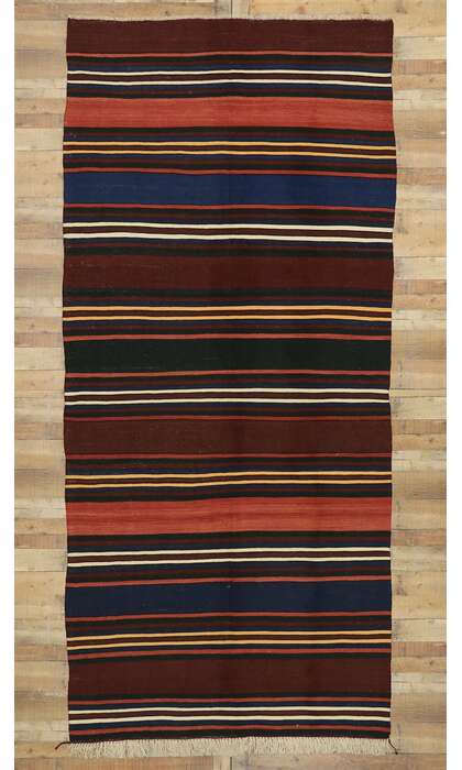 6 x 13 Vintage Turkish Kilim Runner 53120