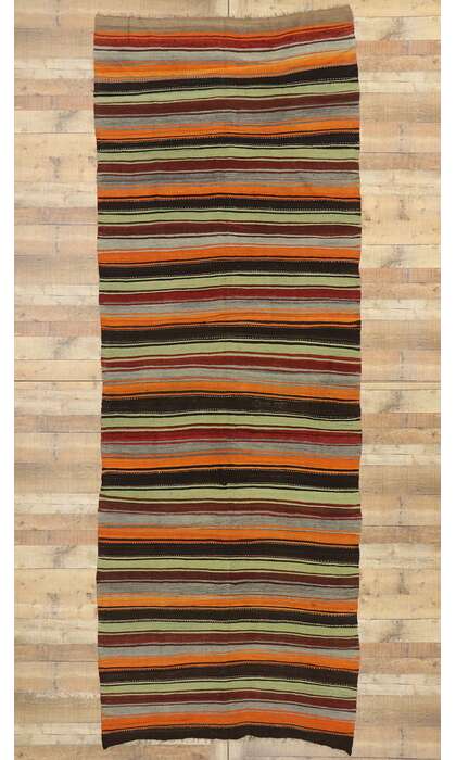 5 x 13 Vintage Turkish Kilim Runner 53123