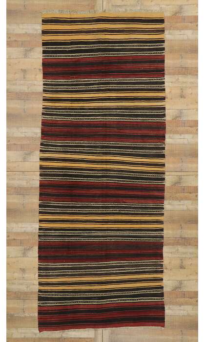 5 x 12 Vintage Turkish Kilim Rug 53131