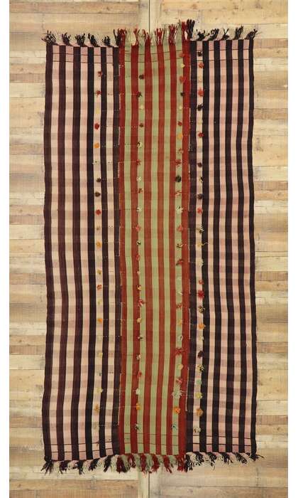 6 x 12 Vintage Turkish Kilim Runner 53132