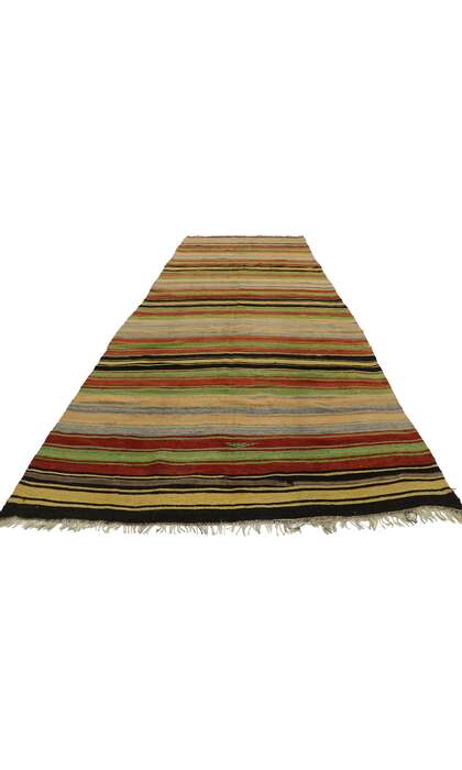 5 x 14 Vintage Turkish Kilim Runner 53133