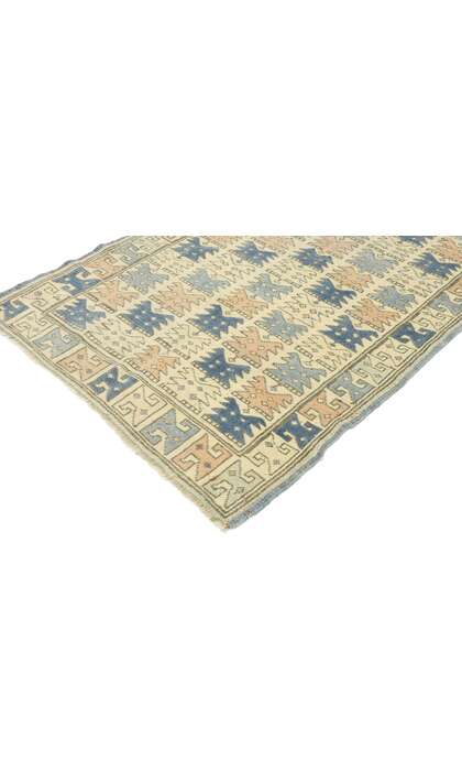 3 x 7 Vintage Turkish Oushak Runner 53144