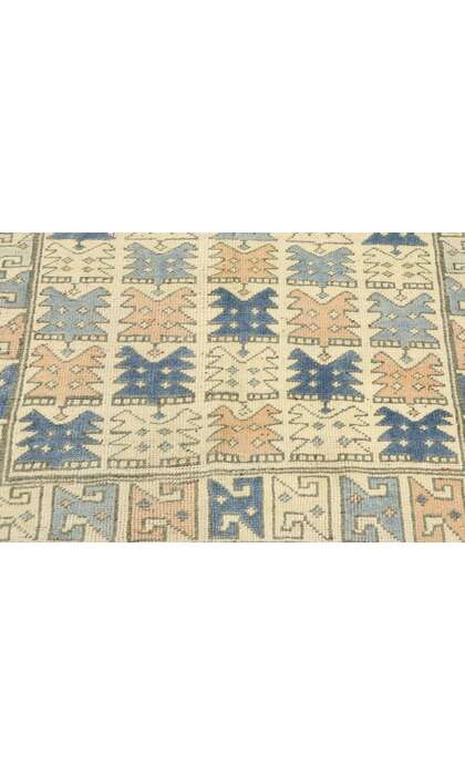 3 x 7 Vintage Turkish Oushak Runner 53144