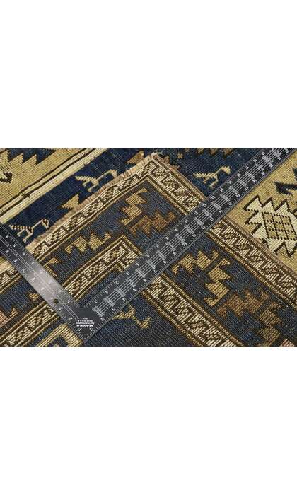 4 x 5 Vintage Turkish Shirvan Prayer Rug 53146