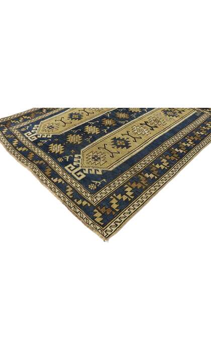 4 x 5 Vintage Turkish Shirvan Prayer Rug 53146