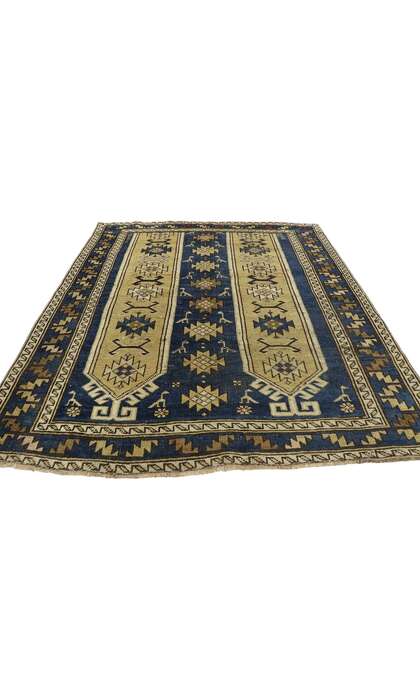4 x 5 Vintage Turkish Shirvan Prayer Rug 53146