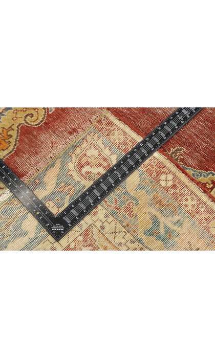 4 x 8 Vintage Turkish Oushak Rug 53149