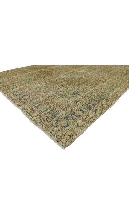 7 x 10 Antique Persian Tabriz Rug 53222