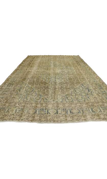 7 x 10 Antique Persian Tabriz Rug 53222