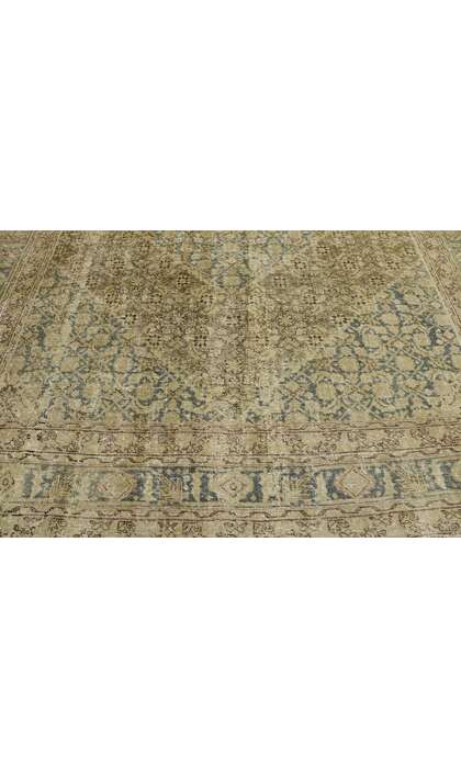 7 x 10 Antique Persian Tabriz Rug 53222
