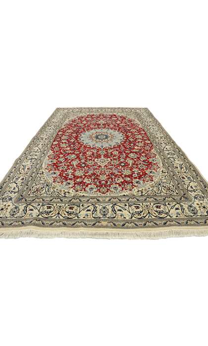 6 x 10 Vintage Persian Nain Rug 77531