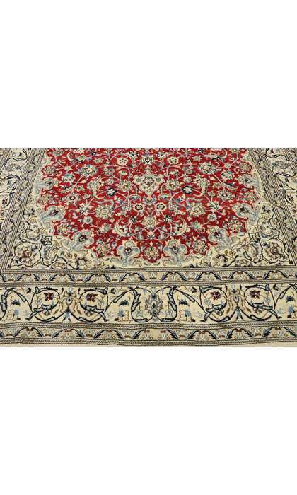 6 x 10 Vintage Persian Nain Rug 77531