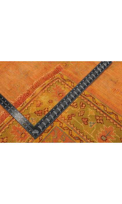 5 x 11 Antique Turkish Oushak Rug 77538