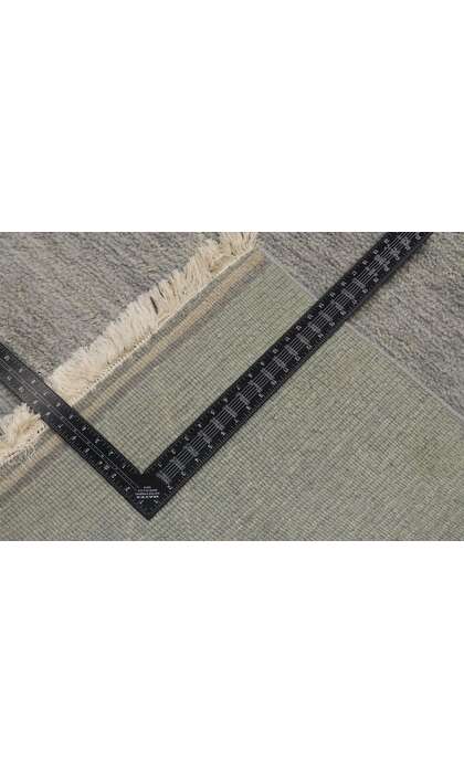 9 x 13 Modern Gray Moroccan Area Rug 30535