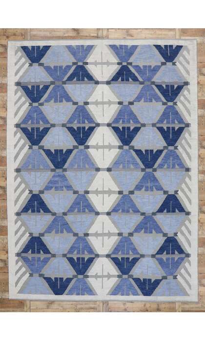 10 x 14 Modern Geometric High-Low Rug 30566