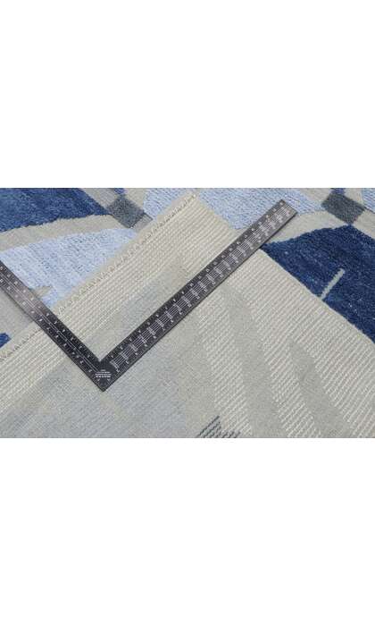 10 x 14 Modern Geometric High-Low Rug 30566