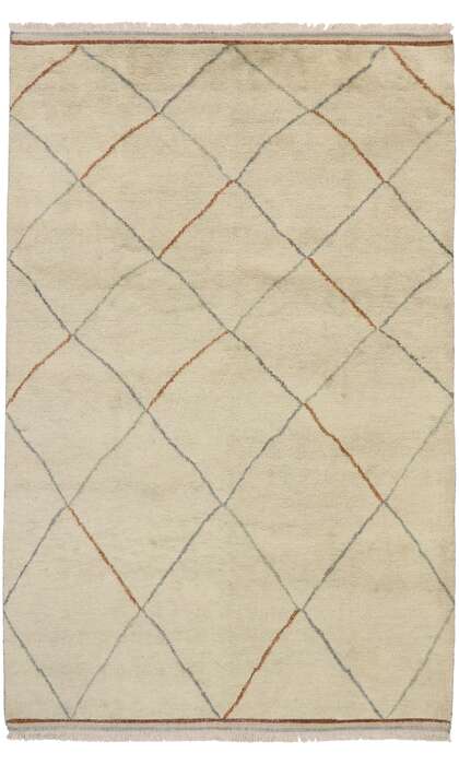7 x 11 Organic Modern Moroccan Rug 30588