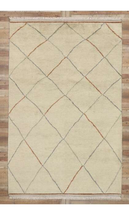 7 x 11 Organic Modern Moroccan Rug 30588