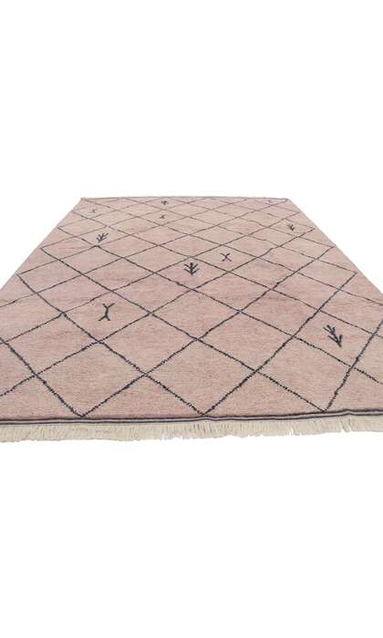 8 x 10 Modern Tribal Pink Moroccan Rug 30593