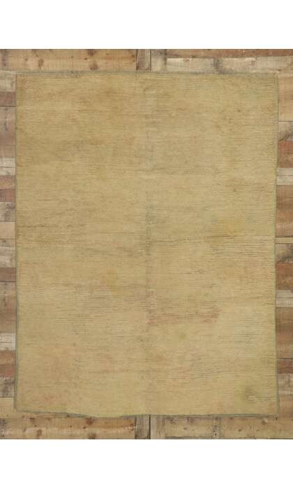 6 x 7 Vintage Muted Oushak Turkish Rug 50273