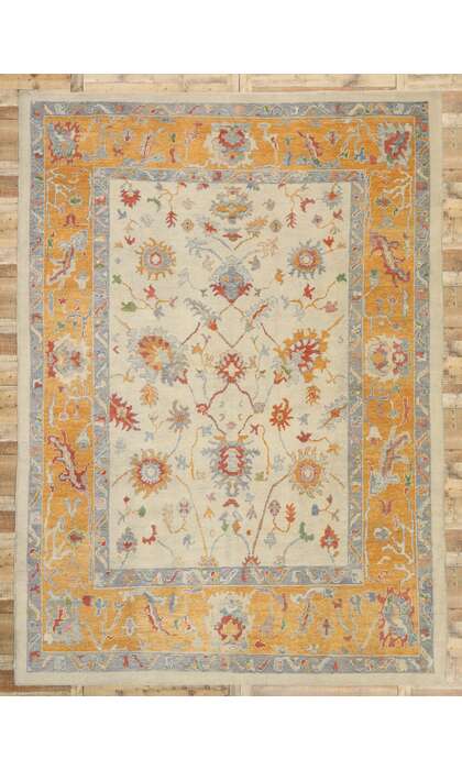 11 x 15 Colorful Oushak Rug 52154