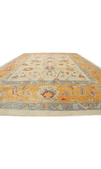 11 x 15 Colorful Oushak Rug 52154