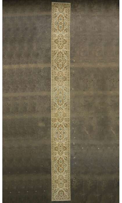 3 x 28 Vintage Persian Hamadan Runner 53164