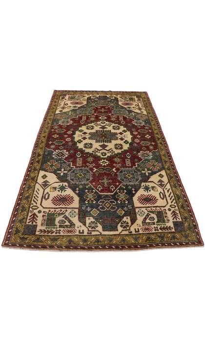 3 x 6 Vintage Turkish Oushak Rug 53177