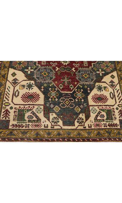 3 x 6 Vintage Turkish Oushak Rug 53177