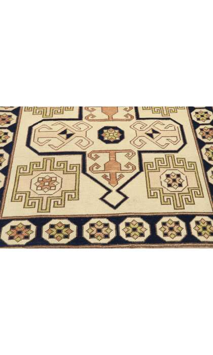 3 x 6 Vintage Turkish Oushak Rug 531833 x 6 Vintage Turkish Oushak Rug 53183