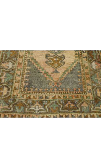 3 x 6 Vintage Turkish Oushak Rug 53184