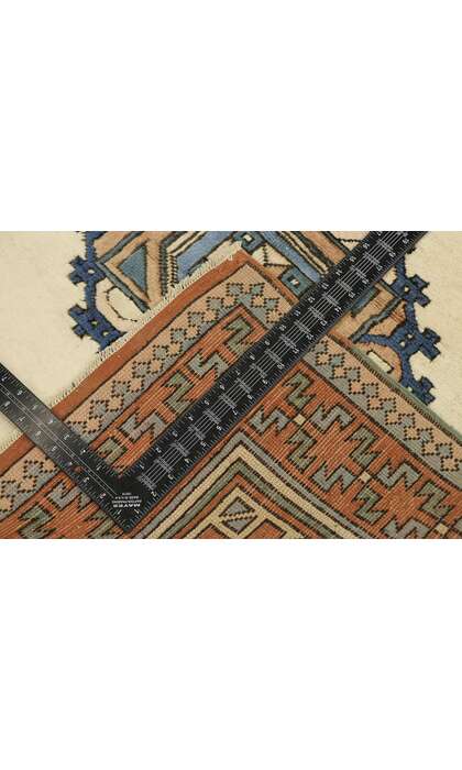 4 x 6 Vintage Turkish Oushak Rug 53186