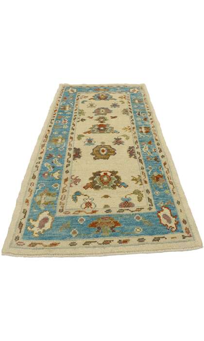 3 x 6 Colorful Oushak Rug 53196