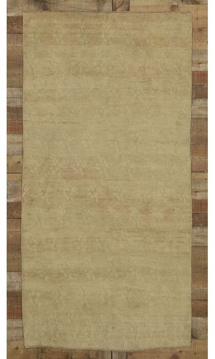 3 x 7 Vintage Turkish Oushak Rug 53211