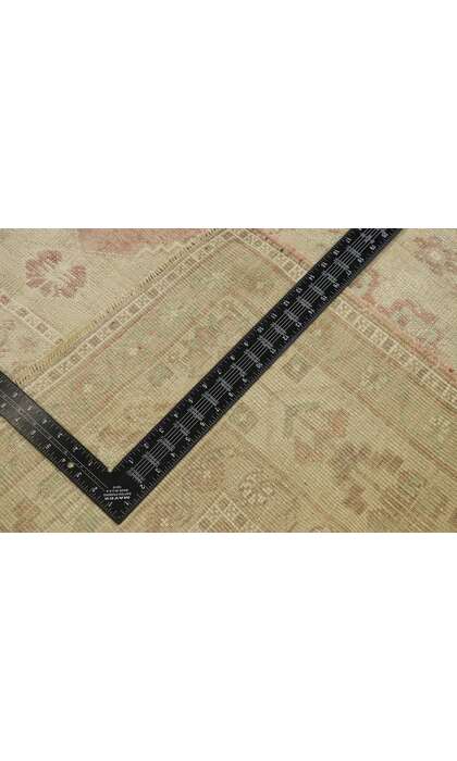 6 x 10 Vintage Turkish Oushak Rug 53213