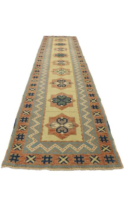 3 x 12 Vintage Turkish Oushak Runner 53214